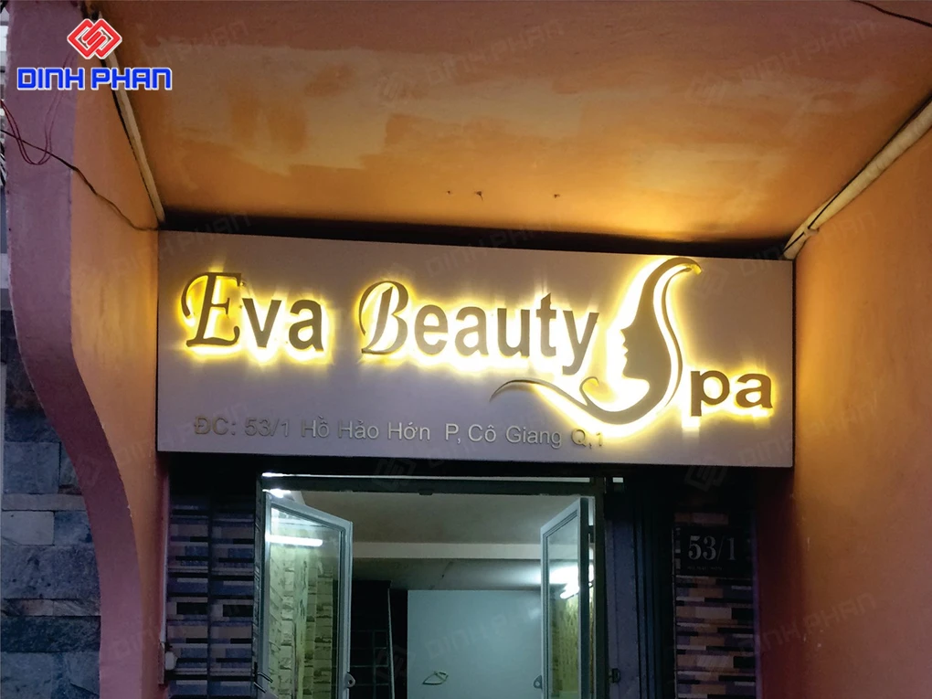 Bảng hiệu spa Daklak