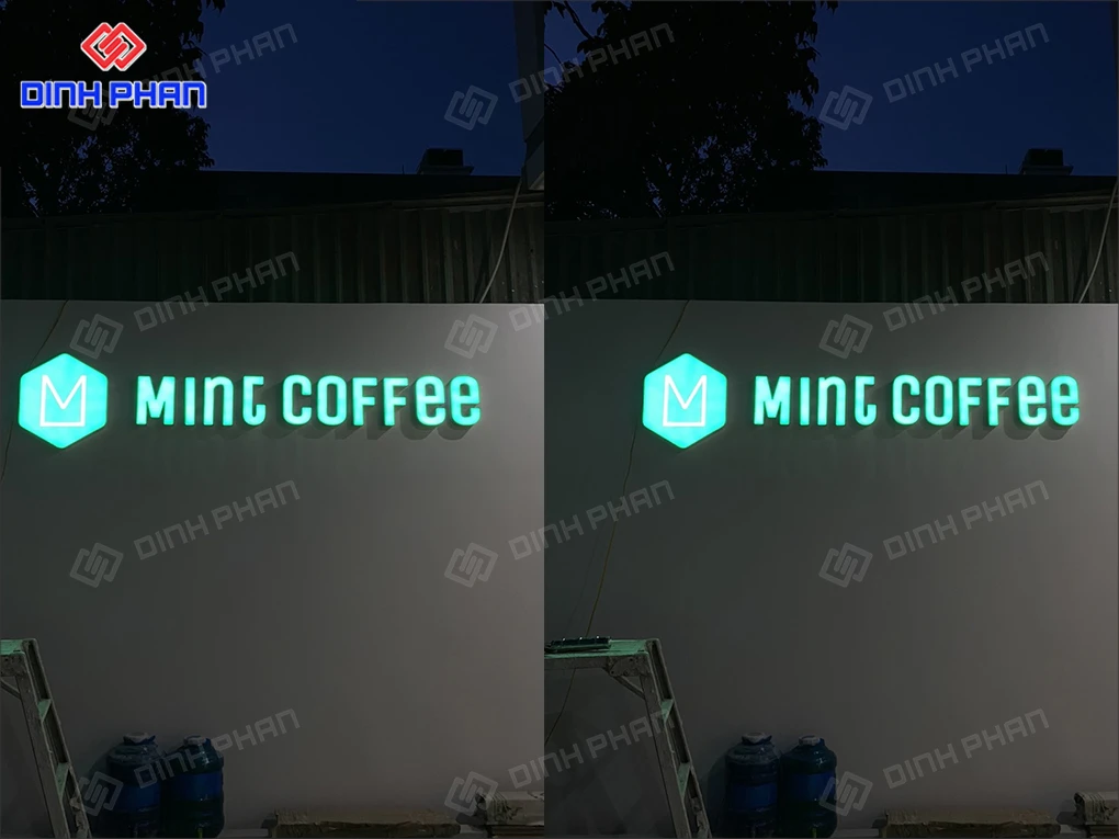 Bảng hiệu trà sữa Daklak