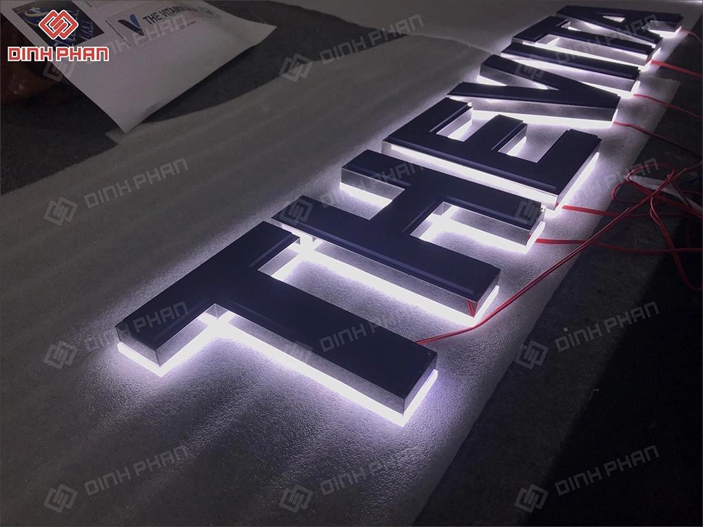 Chữ inox sơn hấp nhiệt BMT