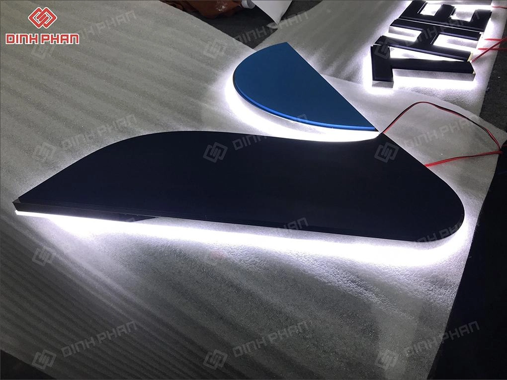 Chữ inox sơn hấp nhiệt BMT