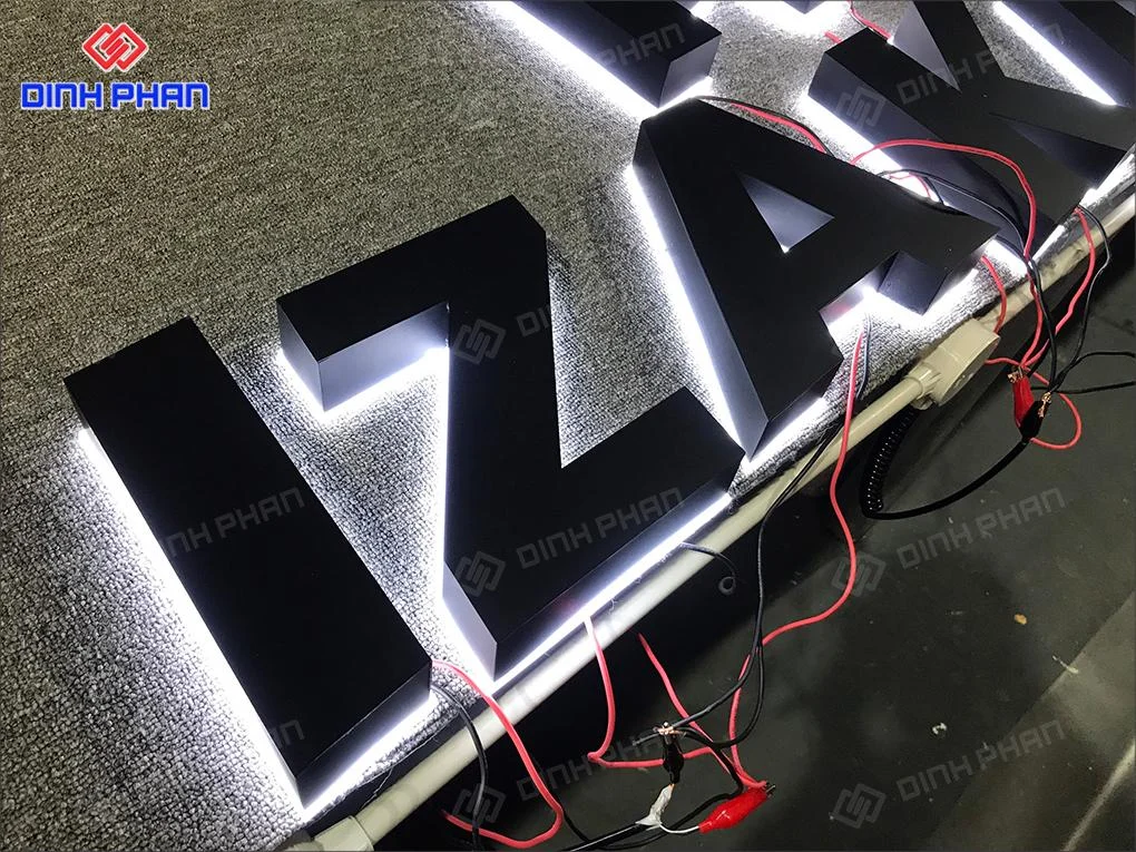 Chữ inox sơn hấp nhiệt BMT