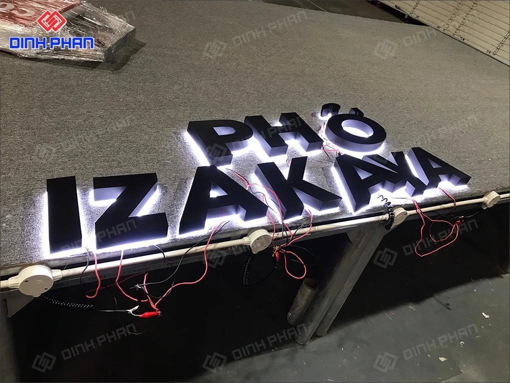 Chữ inox sơn hấp nhiệt BMT