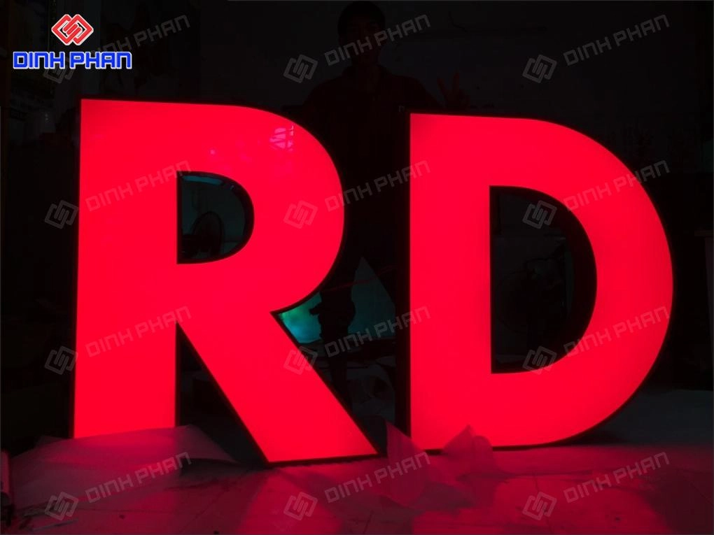 Chữ inox sơn hấp nhiệt BMT