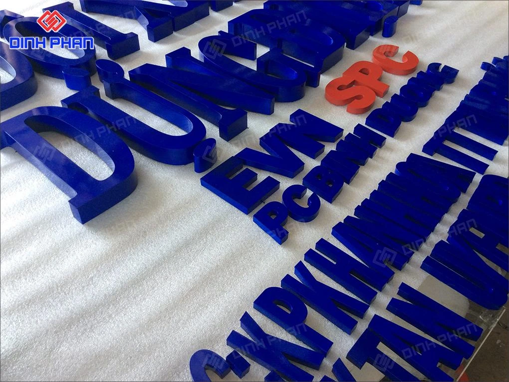 Công ty làm chữ inox sơn hấp nhiệt BMT