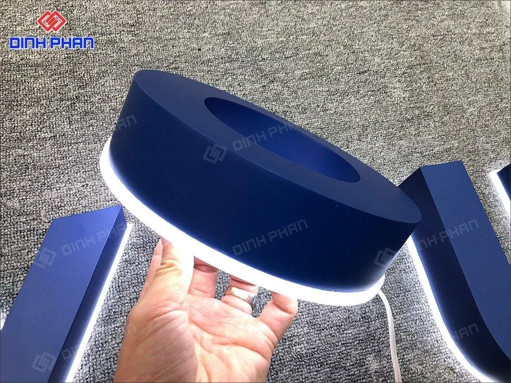 Chữ inox sơn hấp nhiệt BMT