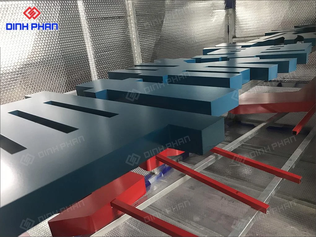 Chữ inox sơn hấp nhiệt BMT