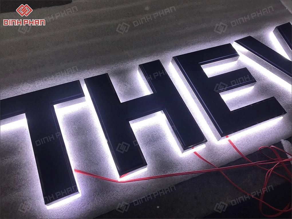 Chữ inox sơn hấp nhiệt BMT