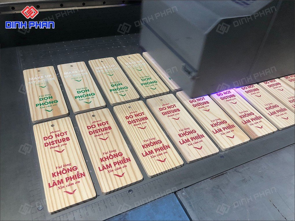 In UV Lâm Đồng, in ấn chất lượng cao cho quảng cáo In UV trên gỗ