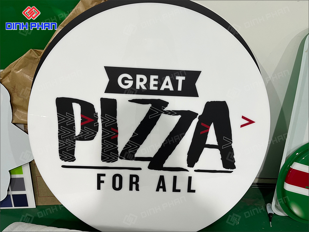 Hộp đèn mica in UV