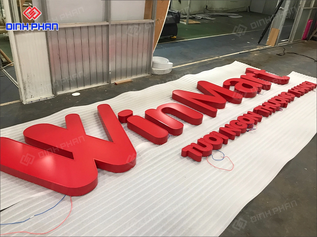 Làm bảng hiệu chữ inox BMT theo yêu cầu, giá rẻ Làm bảng hiệu chữ inox BMT