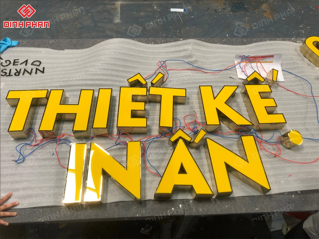 Làm bảng hiệu chữ inox BMT theo yêu cầu, giá rẻ Làm bảng hiệu chữ inox BMT