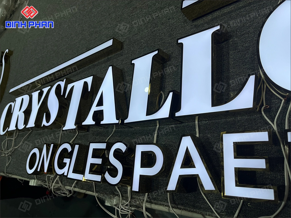 Làm bảng hiệu chữ inox BMT theo yêu cầu, giá rẻ Làm bảng hiệu chữ inox BMT