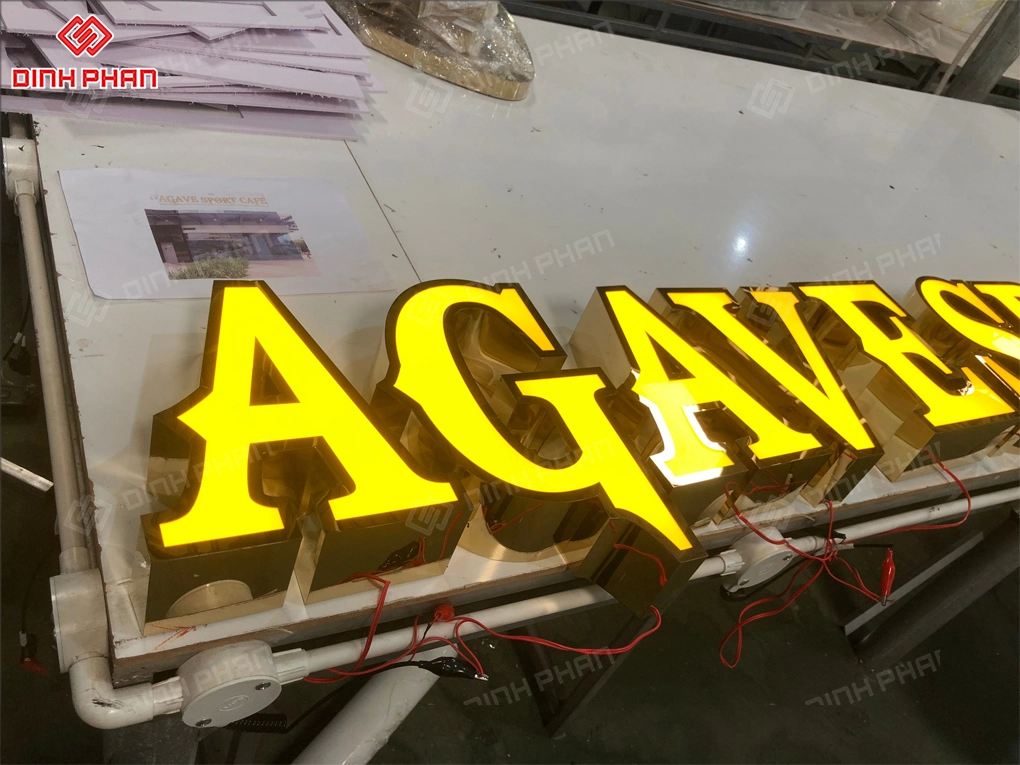 Làm bảng hiệu chữ inox BMT theo yêu cầu, giá rẻ Làm bảng hiệu chữ inox BMT