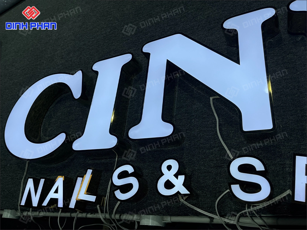 Làm bảng hiệu chữ inox BMT theo yêu cầu, giá rẻ Làm bảng hiệu chữ inox BMT