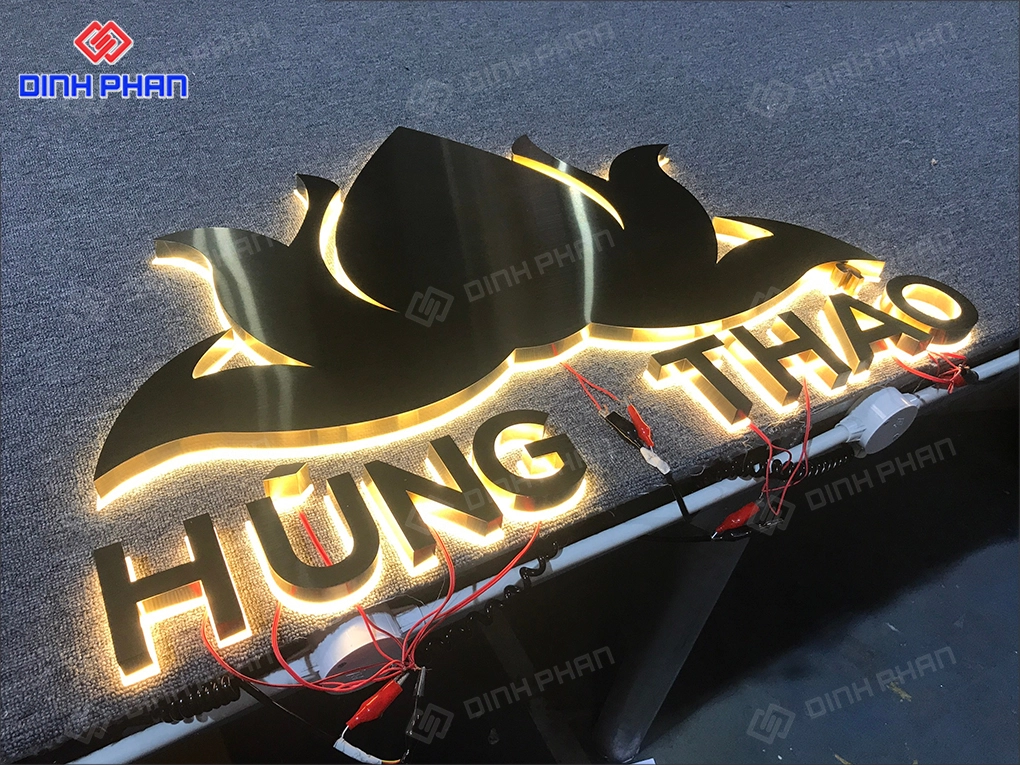 Làm bảng hiệu chữ inox BMT theo yêu cầu, giá rẻ Làm bảng hiệu chữ inox BMT