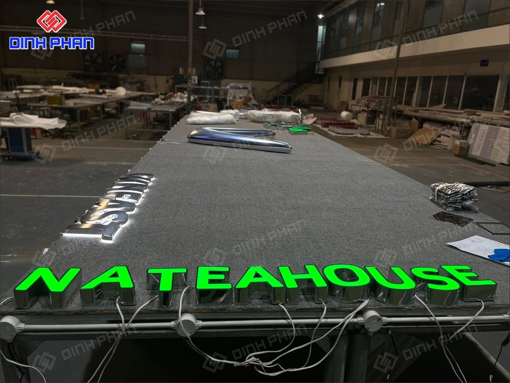 Làm bảng hiệu chữ inox BMT theo yêu cầu, giá rẻ Làm bảng hiệu chữ inox BMT