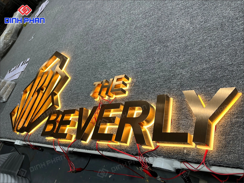 Làm bảng hiệu chữ inox BMT theo yêu cầu, giá rẻ Làm bảng hiệu chữ inox BMT