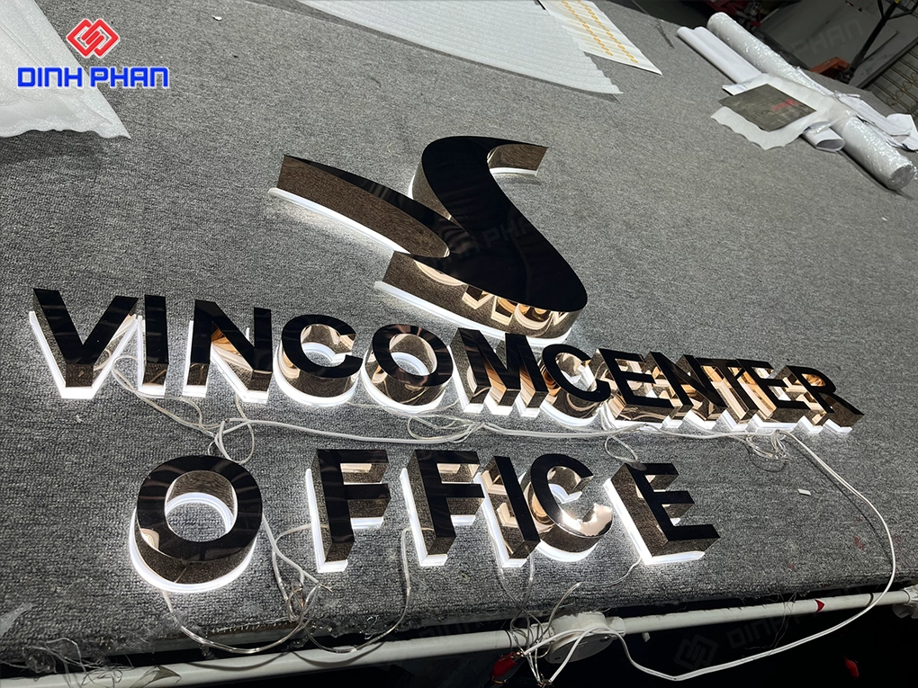 Làm bảng hiệu chữ inox BMT theo yêu cầu, giá rẻ Làm bảng hiệu chữ inox BMT