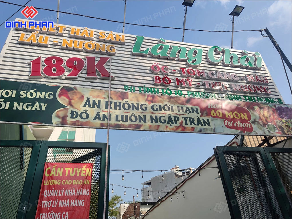Làm bảng hiệu Gia Lai trọn gói, giá rẻ, chất lượng Làm bảng hiệu Gia Lai