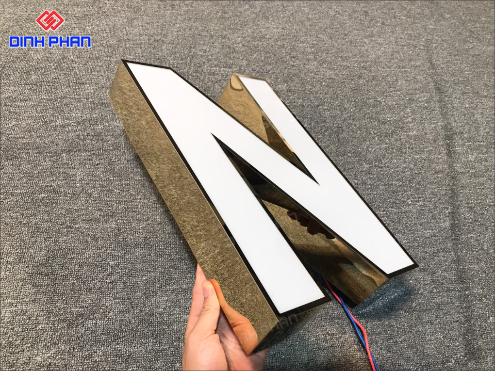 Xưởng sản xuất gia công chữ inox Nha Trang đẹp, giá rẻ Gia công chữ inox Nha Trang