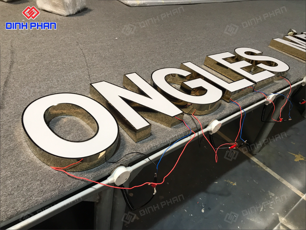 Xưởng sản xuất gia công chữ inox Nha Trang đẹp, giá rẻ Gia công chữ inox Nha Trang