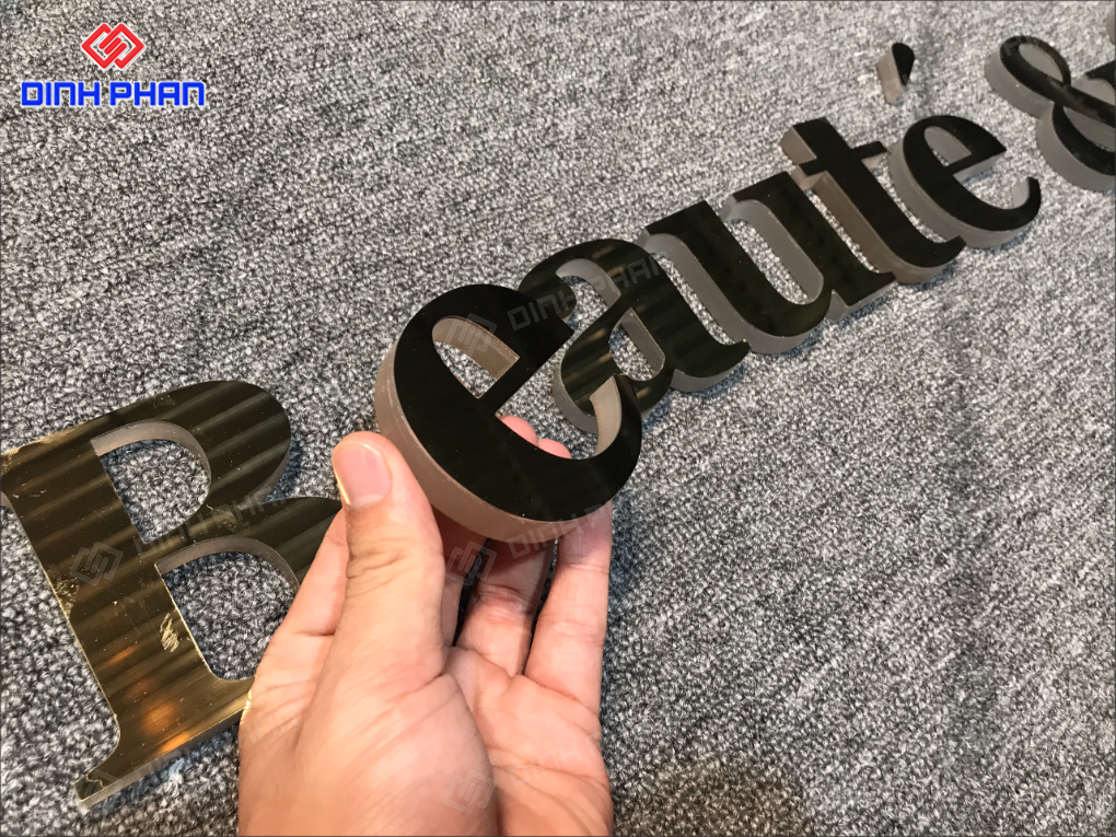 Xưởng sản xuất gia công chữ inox Nha Trang đẹp, giá rẻ Gia công chữ inox Nha Trang