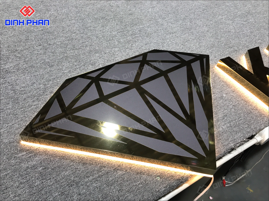 Xưởng sản xuất gia công chữ inox Nha Trang đẹp, giá rẻ Gia công chữ inox Nha Trang