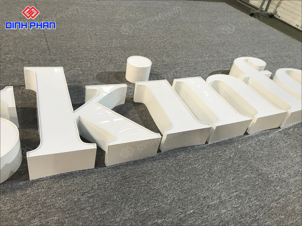 Gia công chữ nhôm Phú Yên chất lượng cao, giá tốt Chữ nhôm sơn