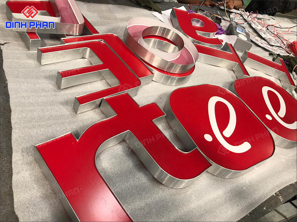 Gia công chữ nhôm Phú Yên chất lượng cao, giá tốt Chữ nhôm không đèn
