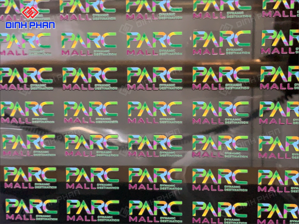 In UV decal Bình Định