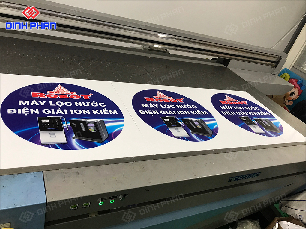 In UV phẳng Lâm Đồng hiện đại, đa dạng với nhiều vật liệu In UV phẳng mặt hộp đèn mica