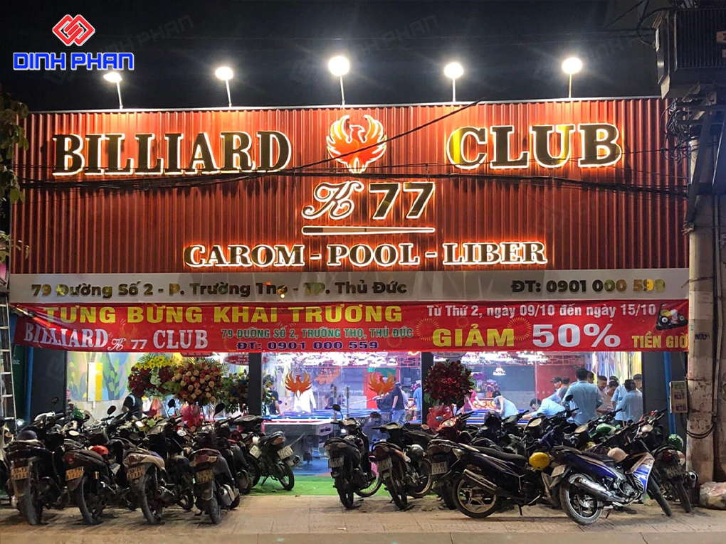 Địa chỉ làm bảng hiệu Nha Trang giá rẻ, uy tín Làm bảng hiệu Nha Trang