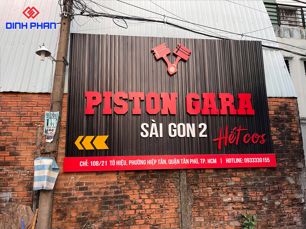 Làm bảng hiệu Phú Yên trọn gói, giá rẻ, thi công nhanh Làm bảng hiệu Phú Yên