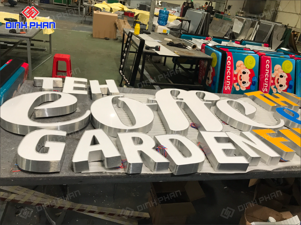 Làm chữ nhôm Gia Lai giá rẻ chất lượng Làm chữ nhôm Gia Lai