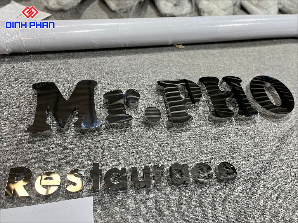 Thi công chữ inox đèn LED tại Daklak chuyên nghiệp, giá rẻ Thi công chữ inox đèn LED tại Daklak