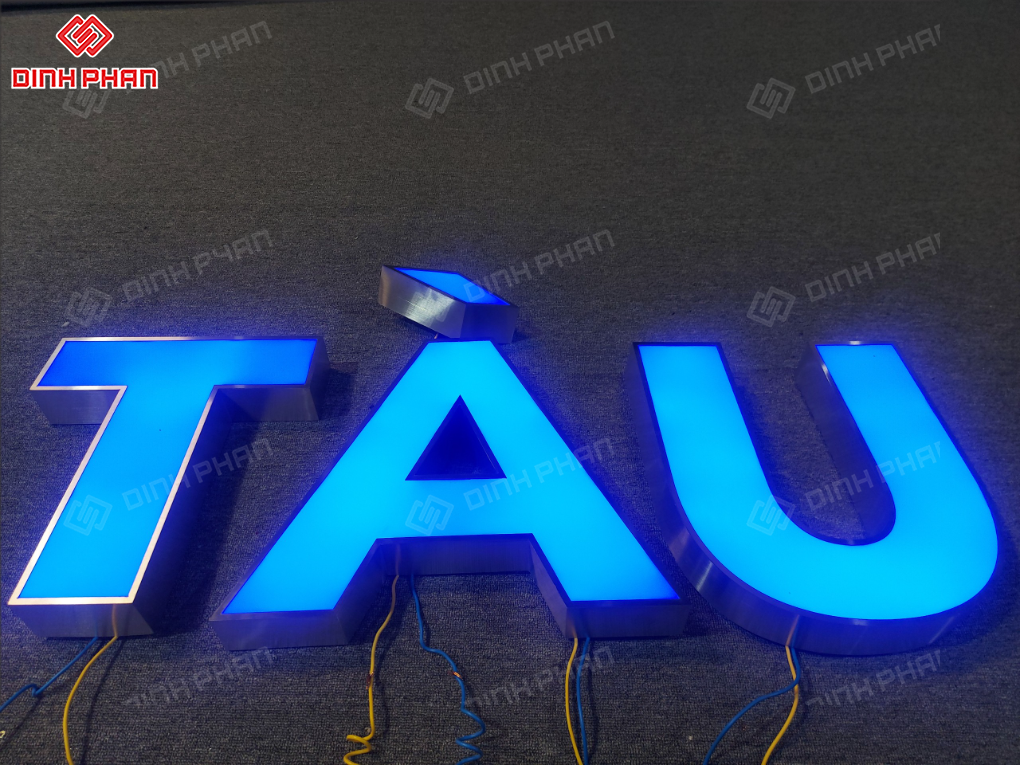 Thi công chữ inox đèn LED tại Daklak chuyên nghiệp, giá rẻ Thi công chữ inox đèn LED tại Daklak
