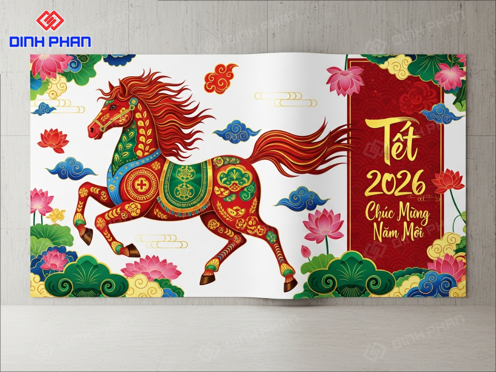 Decal Tết dán tường BMT