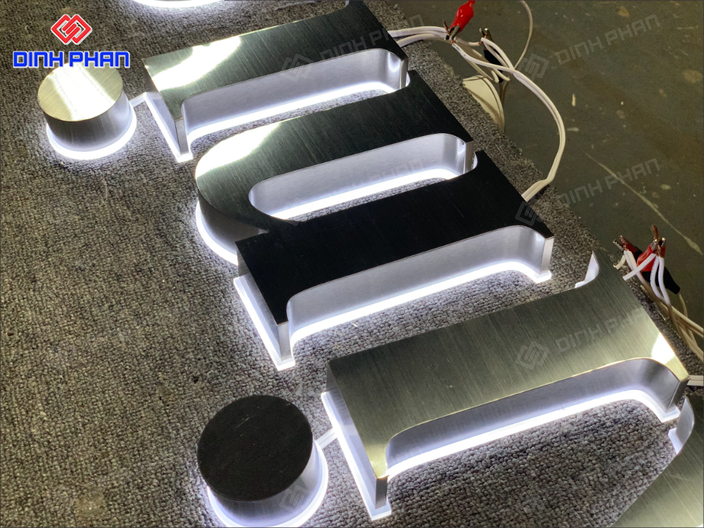 Gia công chữ inox Khánh Hòa sang trọng, bền đẹp Gia công chữ inox Khánh Hòa