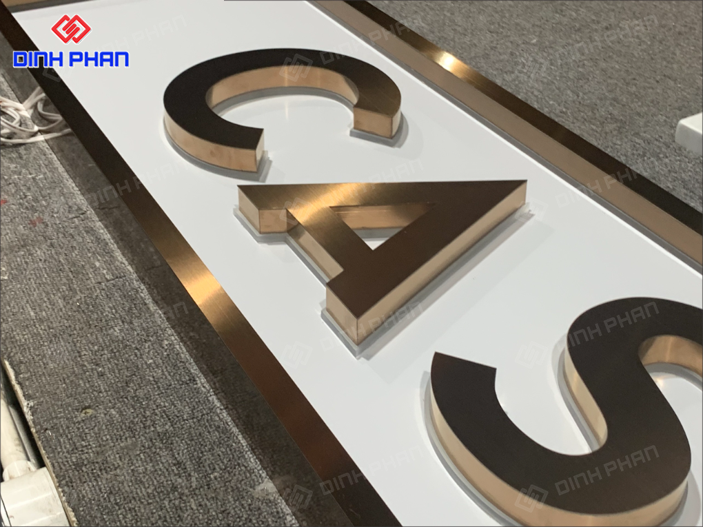 Gia công chữ inox Khánh Hòa sang trọng, bền đẹp Gia công chữ inox Khánh Hòa