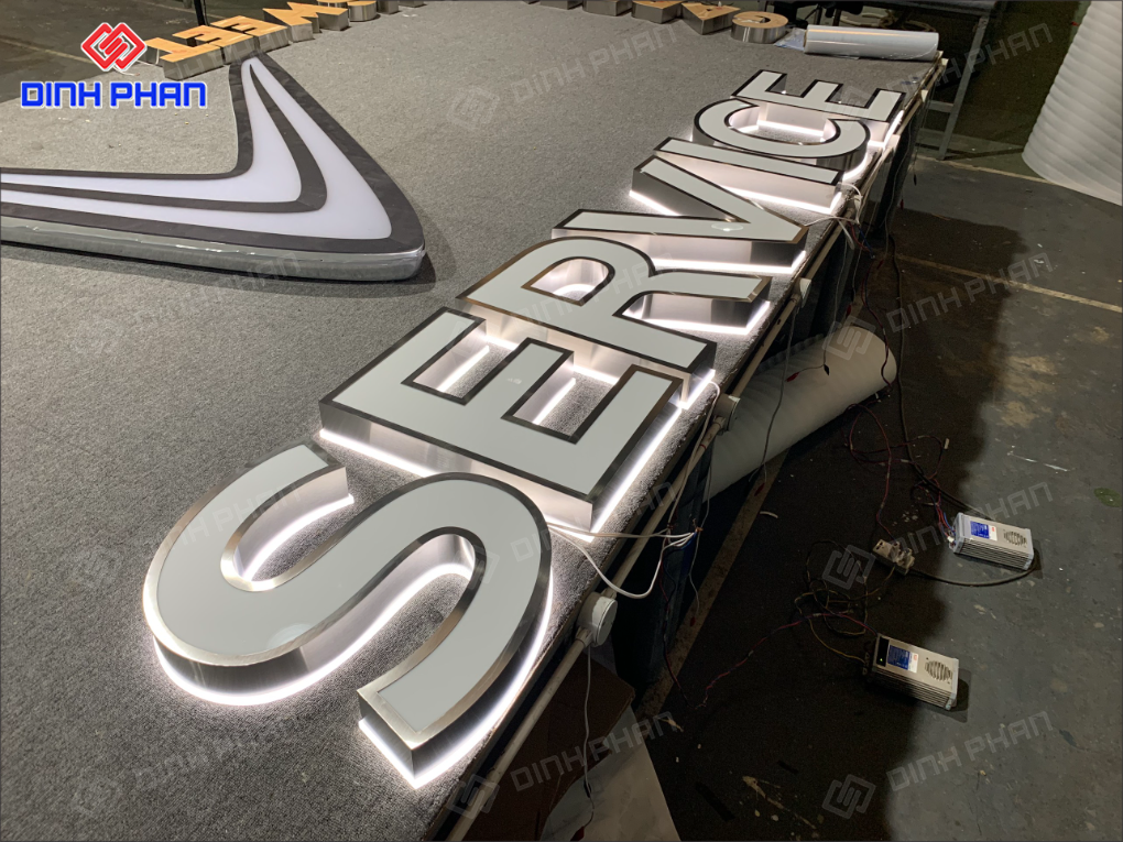 Gia công chữ inox Khánh Hòa sang trọng, bền đẹp Gia công chữ inox Khánh Hòa