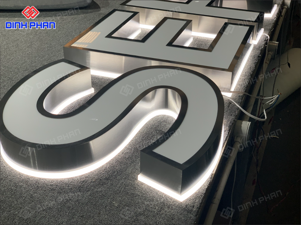 Gia công chữ inox Khánh Hòa sang trọng, bền đẹp Gia công chữ inox Khánh Hòa