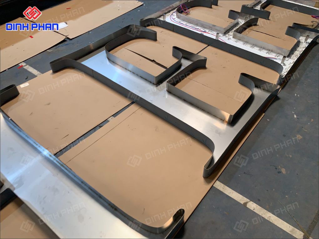 Gia công chữ inox Khánh Hòa sang trọng, bền đẹp Gia công chữ inox Khánh Hòa