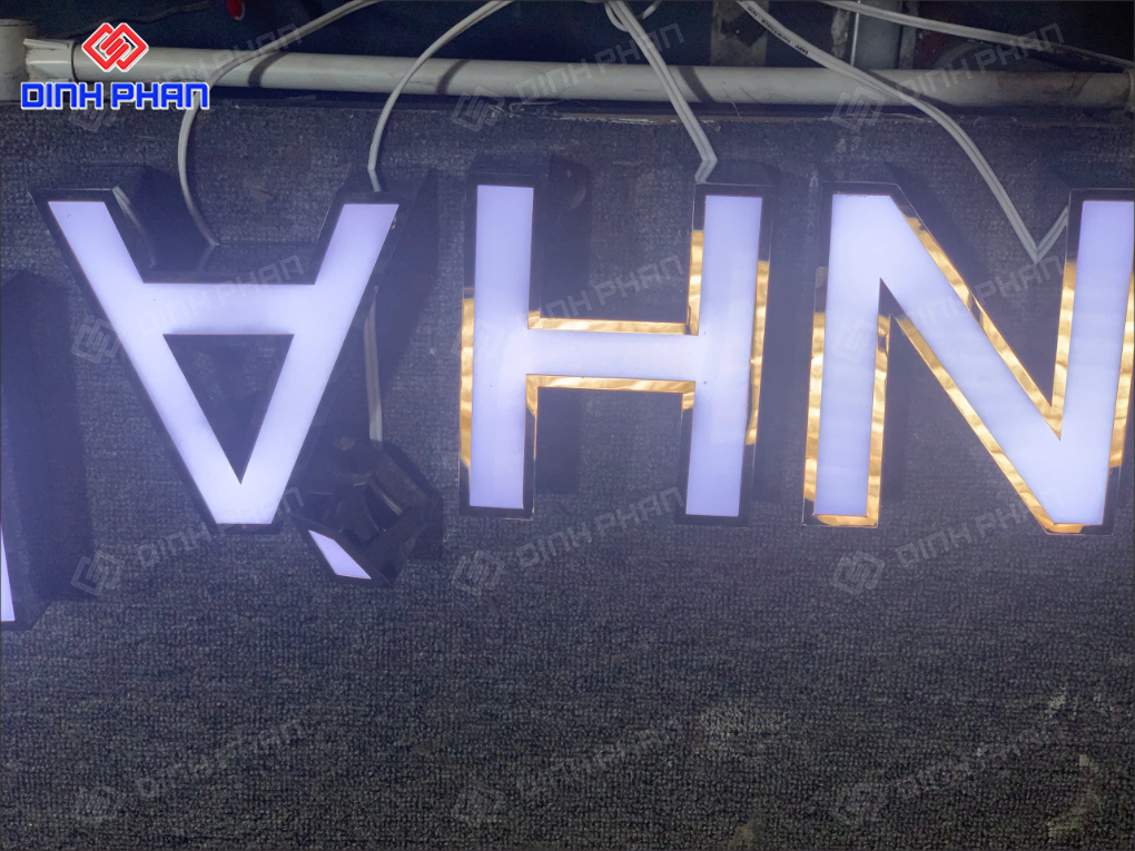 Gia công chữ inox Khánh Hòa sang trọng, bền đẹp Gia công chữ inox Khánh Hòa