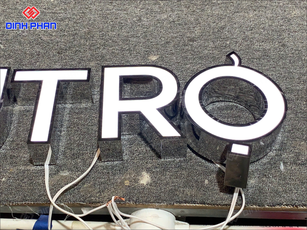 Gia công chữ inox Khánh Hòa sang trọng, bền đẹp Gia công chữ inox Khánh Hòa