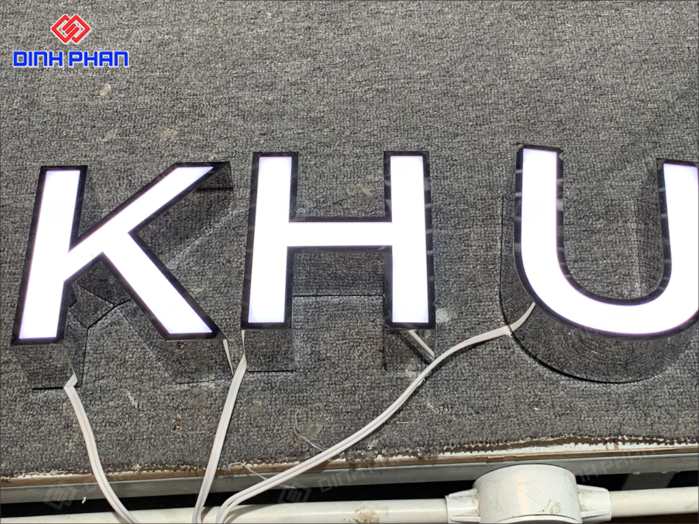 Địa chỉ gia công chữ inox sáng chân đèn LED ở BMT giá rẻ Gia công chữ inox sáng chân đèn led ở BMT