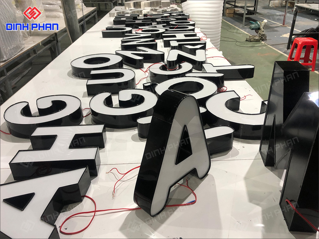 Gia công chữ nhôm Đắk Nông bền đẹp, sắc nét Chữ nhôm mặt mica