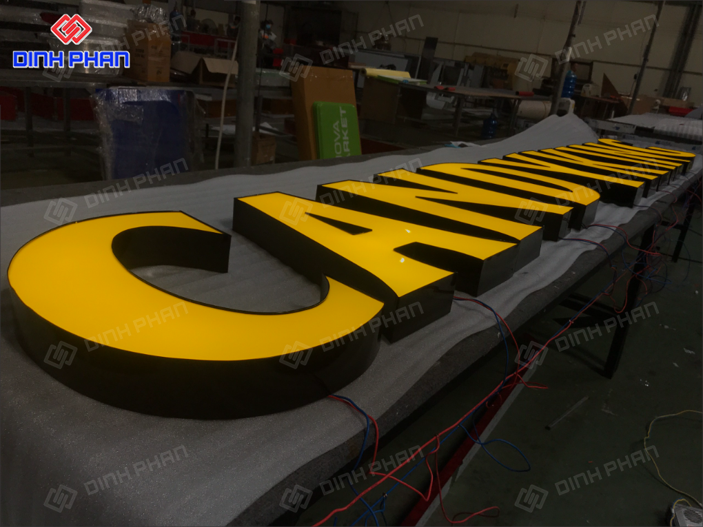 Gia công chữ nhôm Gia Lai