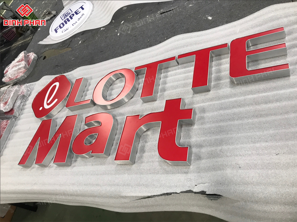 Gia công chữ nhôm Khánh Hòa bền đẹp, giá tốt Bảng hiệu cửa hàng tiện lợi