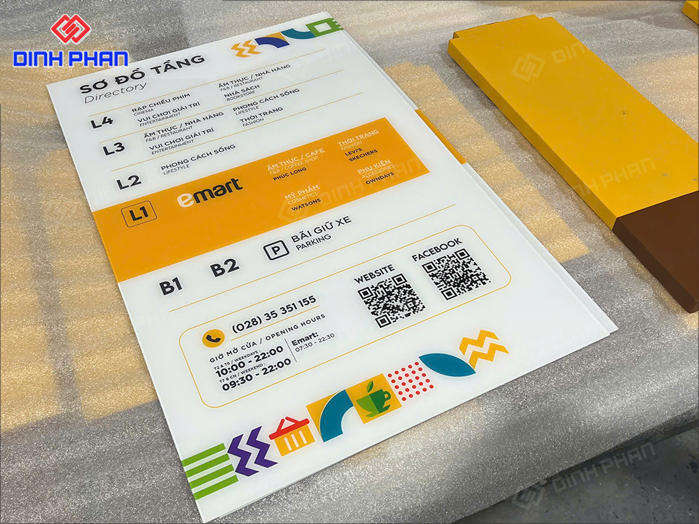 In UV phẳng Đắk Nông đa dạng, hiện đại với chất lượng cao Bảng thông tin in UV