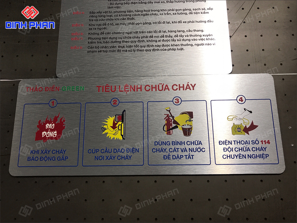 In UV alu Phú Yên sang trọng, bền đẹp Hình ảnh in UV sắt nét trên alu